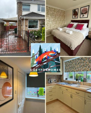 Tennyson House - Cosy 3 Bedroom House for Families, Business Travellers, Contractors, Free Parking & Wifi, Nice Garden